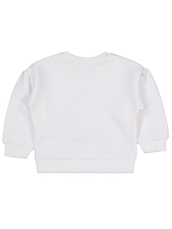 Civil Girls Tavşan Nakışlı 2-5 Yaş Sweatshirt - Ekru