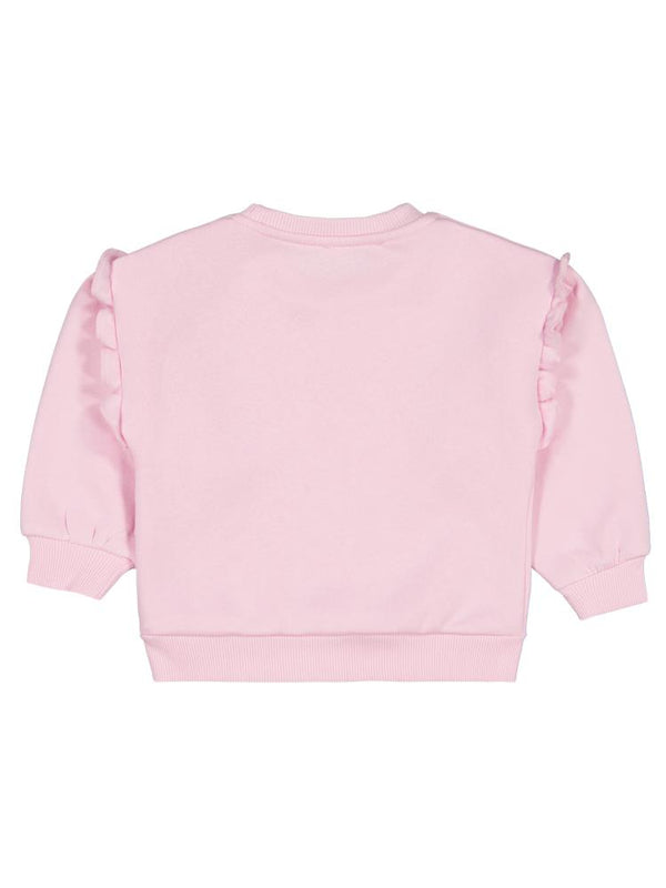 Civil Girls SPARKLING Baskılı 2-5 Yaş Sweatshirt - Pudra