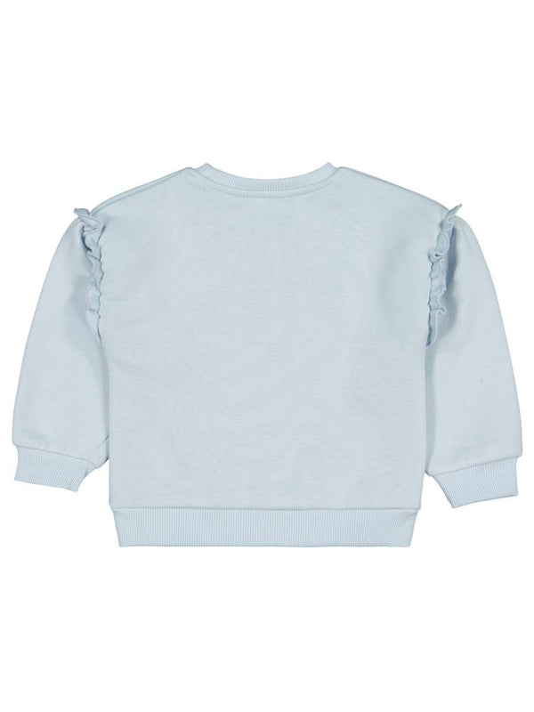 Civil Girls SPARKLING Baskılı 2-5 Yaş Sweatshirt - Mavi