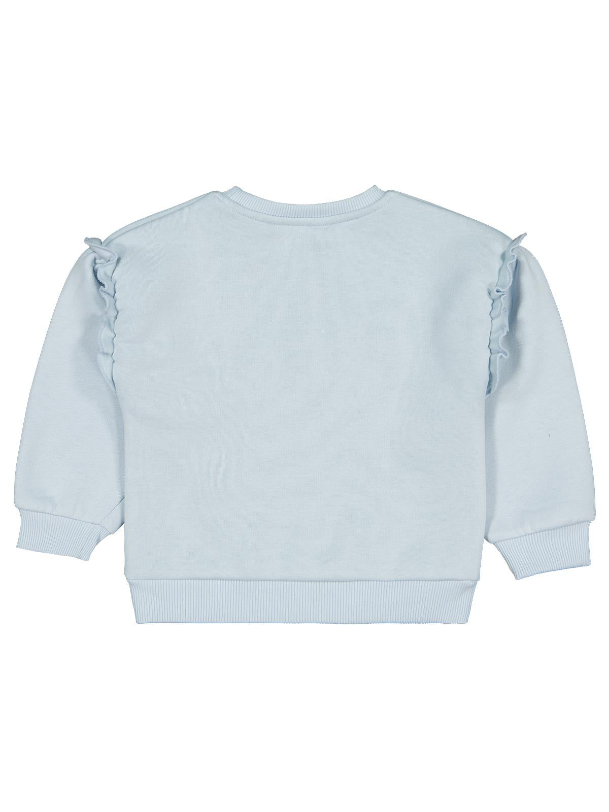 Civil Girls Sparkling Baskılı 2-5 Yaş Sweatshirt - Mavi