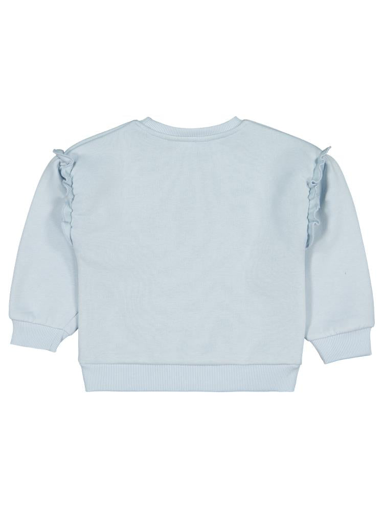 Civil Girls SPARKLING Baskılı 2-5 Yaş Sweatshirt - Mavi