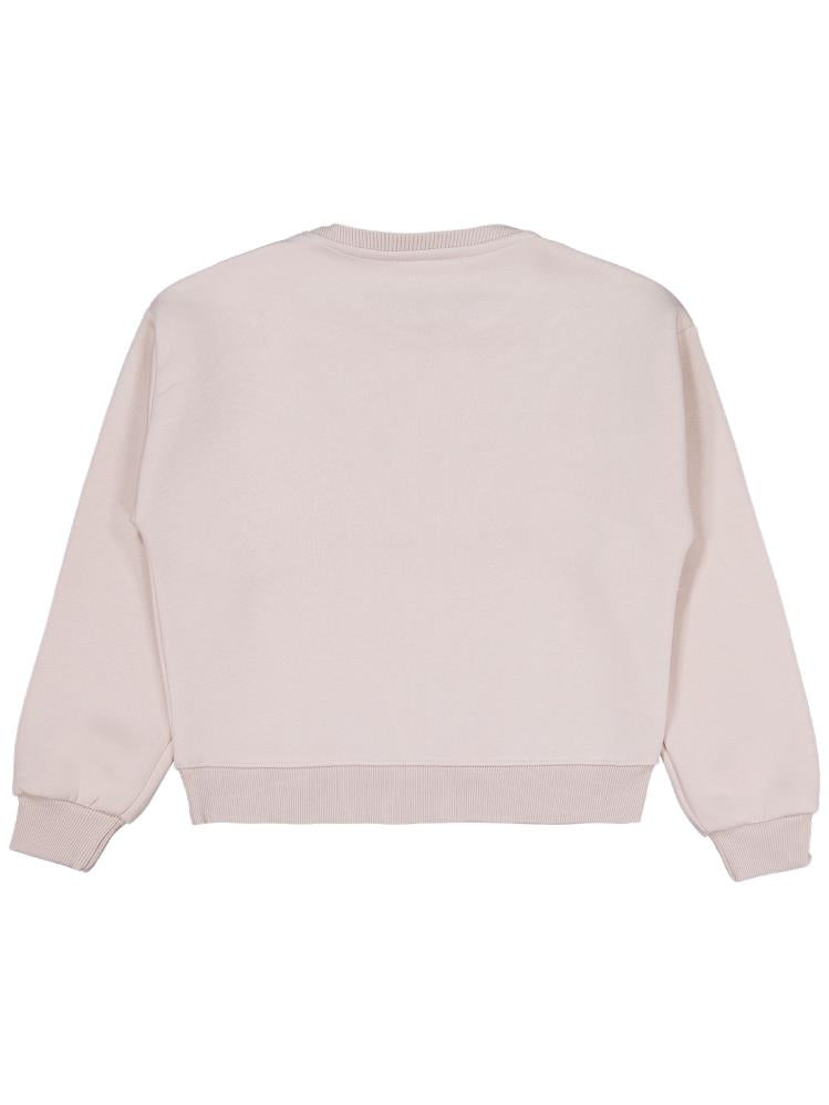 Civil Girls Püsküllü 6-9 Yaş Sweatshirt - Bej