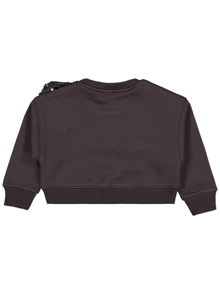 Civil Girls Pullu Fiyonklu 2-5 Yaş Sweatshirt - Gri