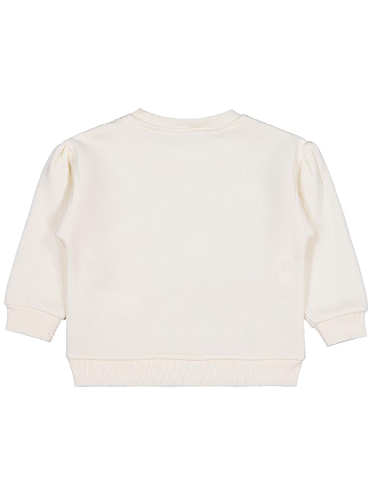 Civil Girls Fiyonklu 2-5 Yaş Sweatshirt - Ekru
