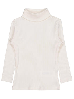 Civil Girls Boğazlı 6-9 Yaş Sweatshirt - Ekru