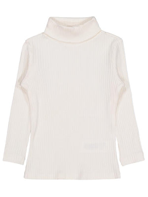 Civil Girls Boğazlı 6-9 Yaş Sweatshirt - Ekru