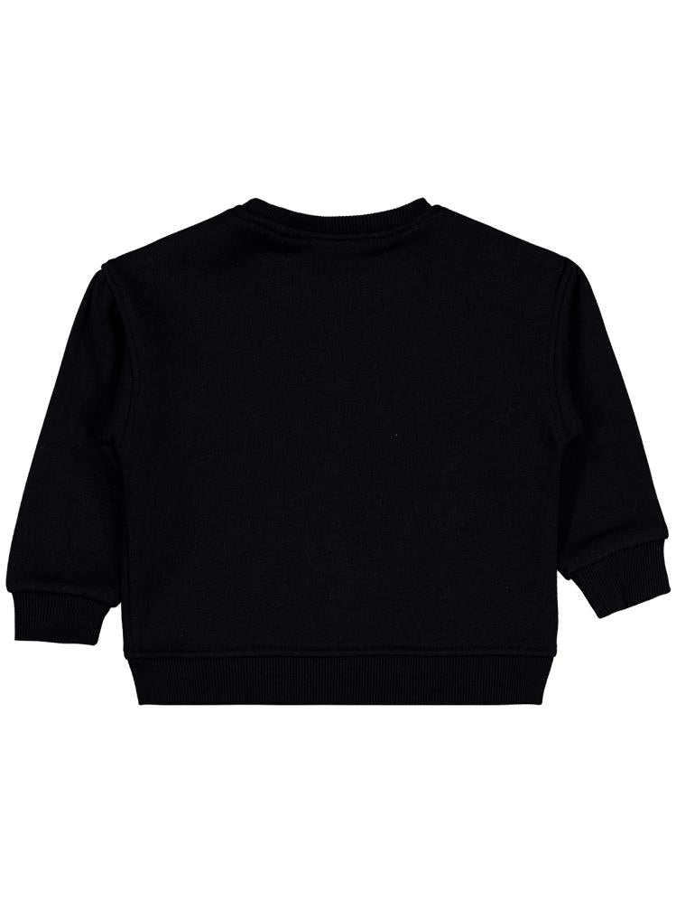 Civil Girls Fiyaonklu 2-5 Yaş Sweatshirt - Siyah