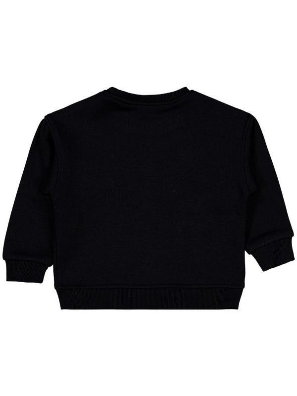 Civil Girls Fiyonklu 2-5 Yaş Sweatshirt - Siyah