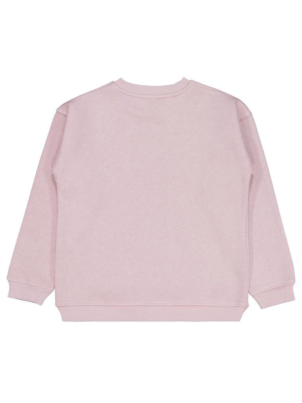 Civil Girls POSSITIVE Baskılı 6-9 Yaş Sweatshirt - Pembe