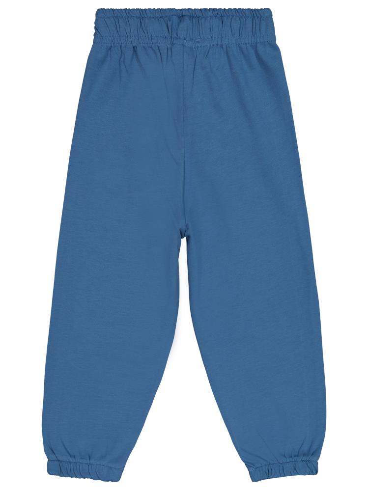 Civil Boys CVL Nakışlı Süs Bağcıklı 2-5 Yaş Eşofman Altı - Mavi