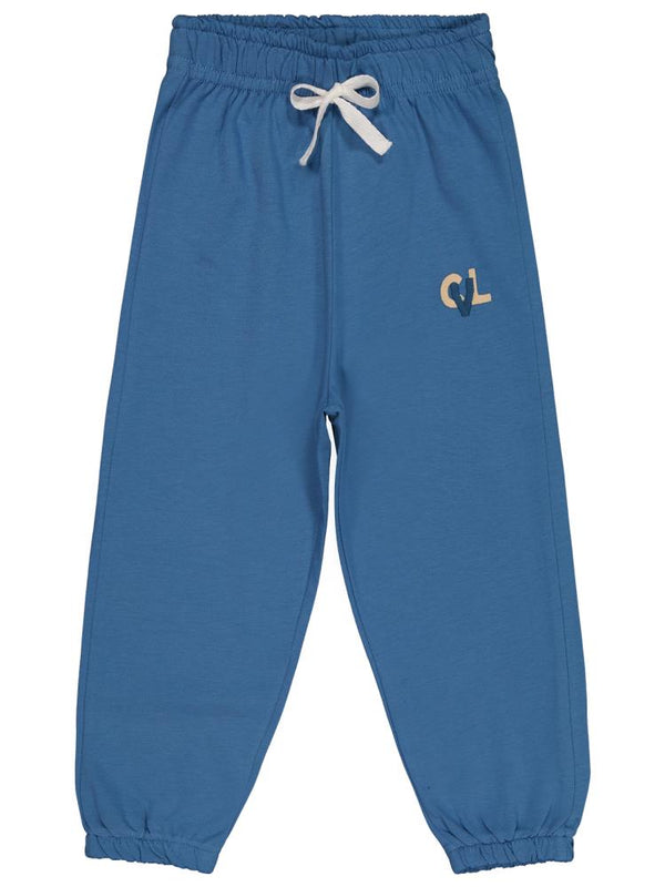 Civil Boys CVL Nakışlı Süs Bağcıklı 2-5 Yaş Eşofman Altı - Mavi