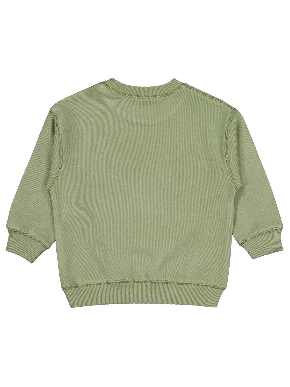 Civil Erkek Çocuk Karyoka Dikişli Sweatshirt | Selanik Uzun Kol | Okul Kreş ve Günlük Kullanım - Haki
