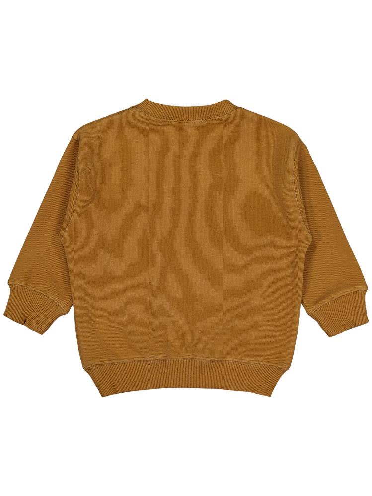 Civil Boys Karyoka Dikişli 2-5 Yaş Sweatshirt - Kahverengi