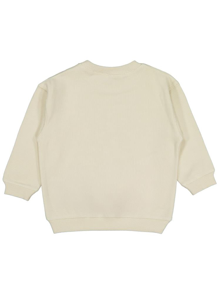 Civil Boys Karyoka Dikişli 2-5 Yaş Sweatshirt - Bej