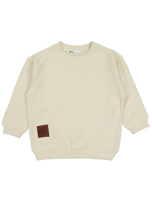 Civil Boys Karyoka Dikişli 2-5 Yaş Sweatshirt - Bej