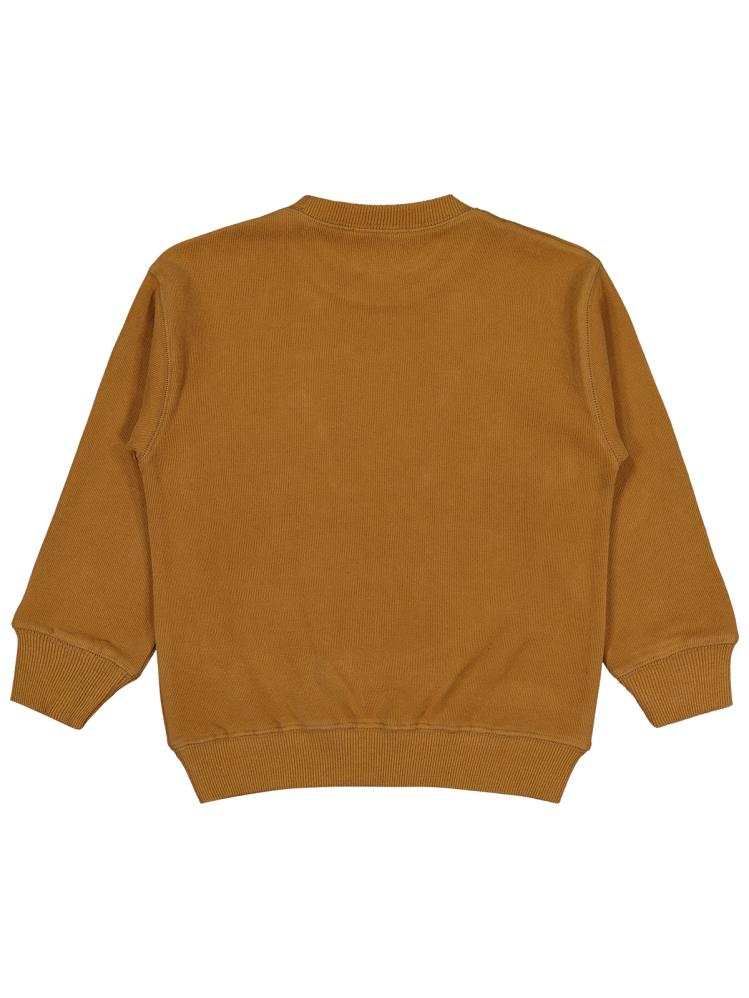 Civil Boys Karyoka Dikişli 6-9 Yaş Sweatshirt - Kahverengi