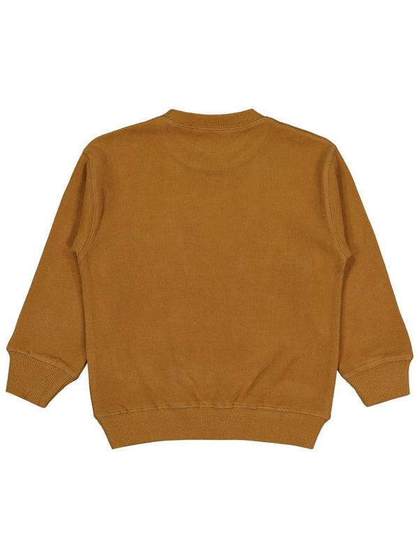 Civil Boys Karyoka Dikişli 10-13 Yaş Sweatshirt - Kahverengi