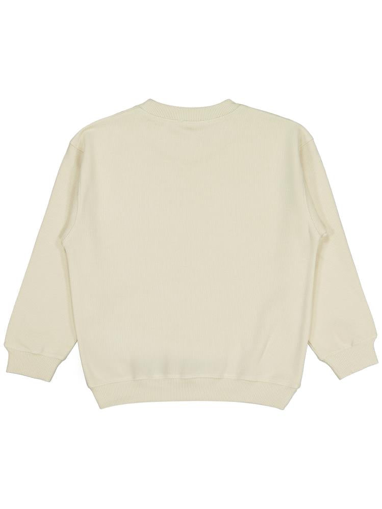 Civil Boys Karyoka Dikişli 10-13 Yaş Sweatshirt - Bej