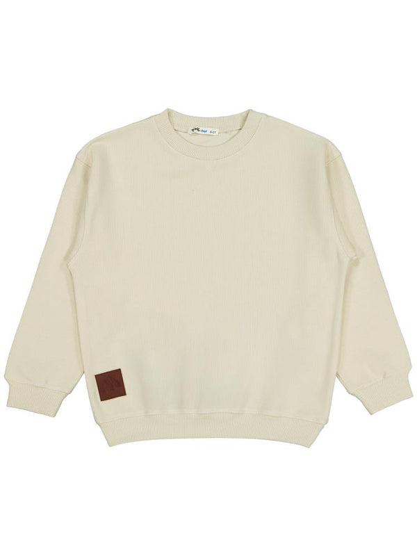 Civil Boys Karyoka Dikişli 10-13 Yaş Sweatshirt - Bej