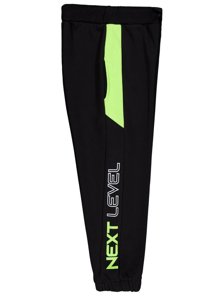 Civil Boys Next Level Baskılı 10-13 Yaş Eşofman Altı - Siyah