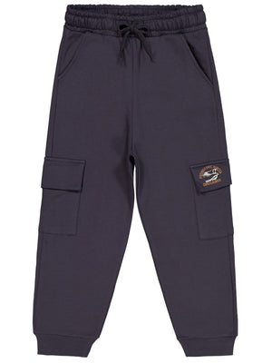 Civil Boys Cep Kapağı Prehıstorıc Baskılı 10-13 Yaş Eşofman Altı - Gri