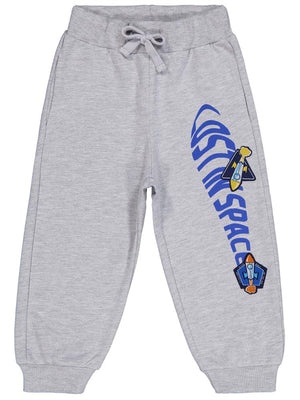 Civil Boys Lost İn Space Baskılı 2-5 Yaş Eşofman Altı - Gri
