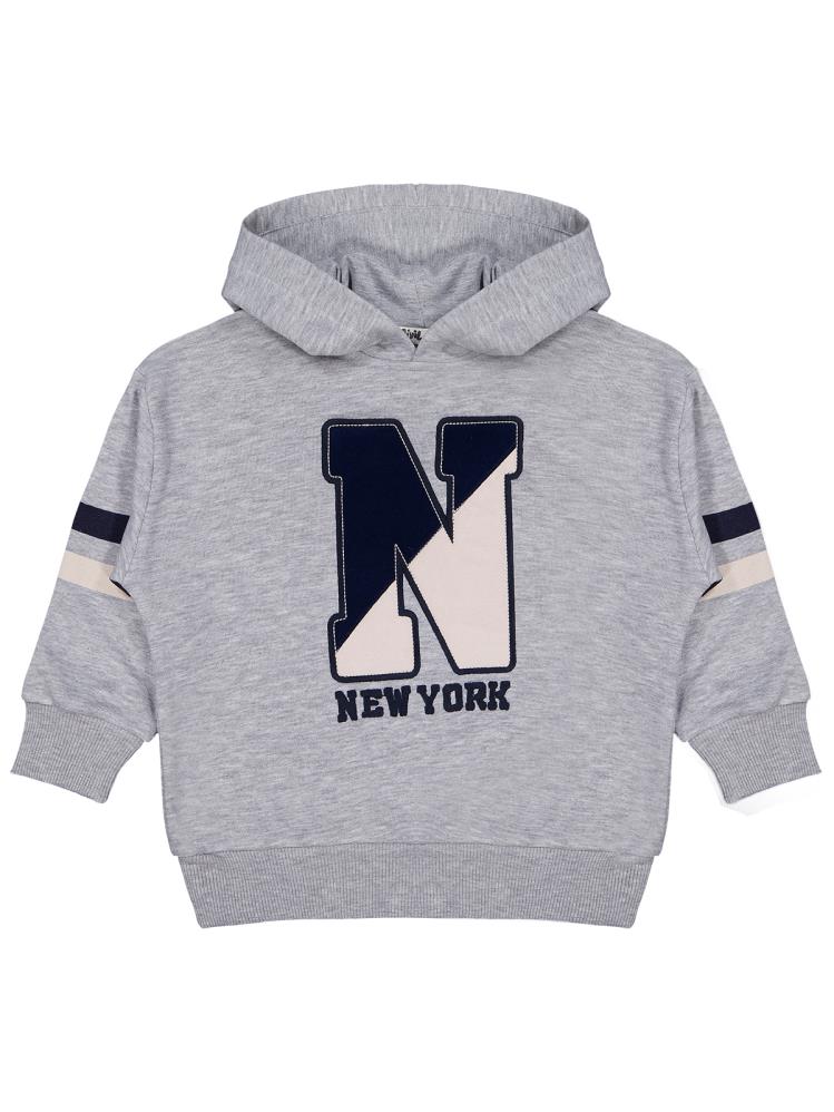 Civil Boys Newyork Baskılı 2-5 Yaş Sweatshirt - Gri