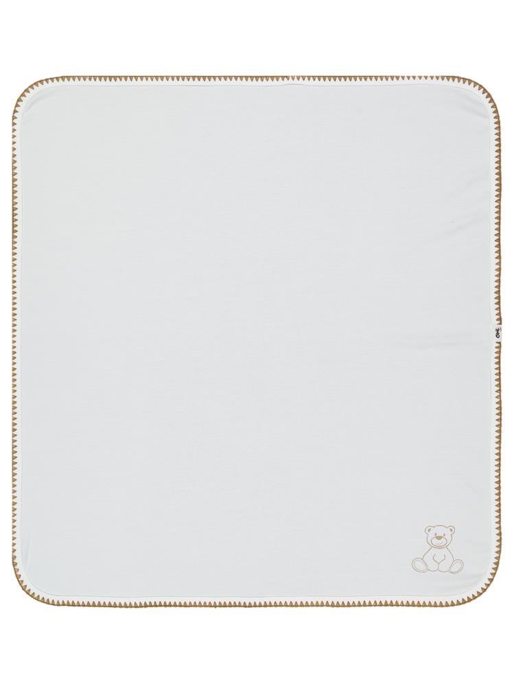 Civil Baby Ayıcık Baskılı Battaniye - Ekru