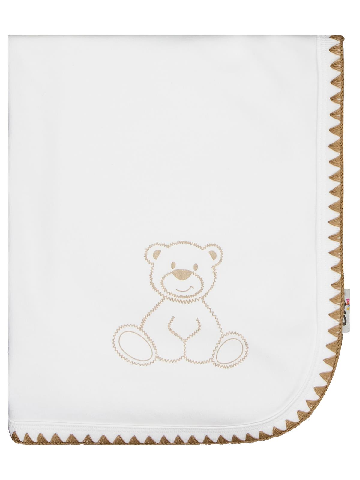 Civil Baby Ayıcık Baskılı Battaniye - Ekru