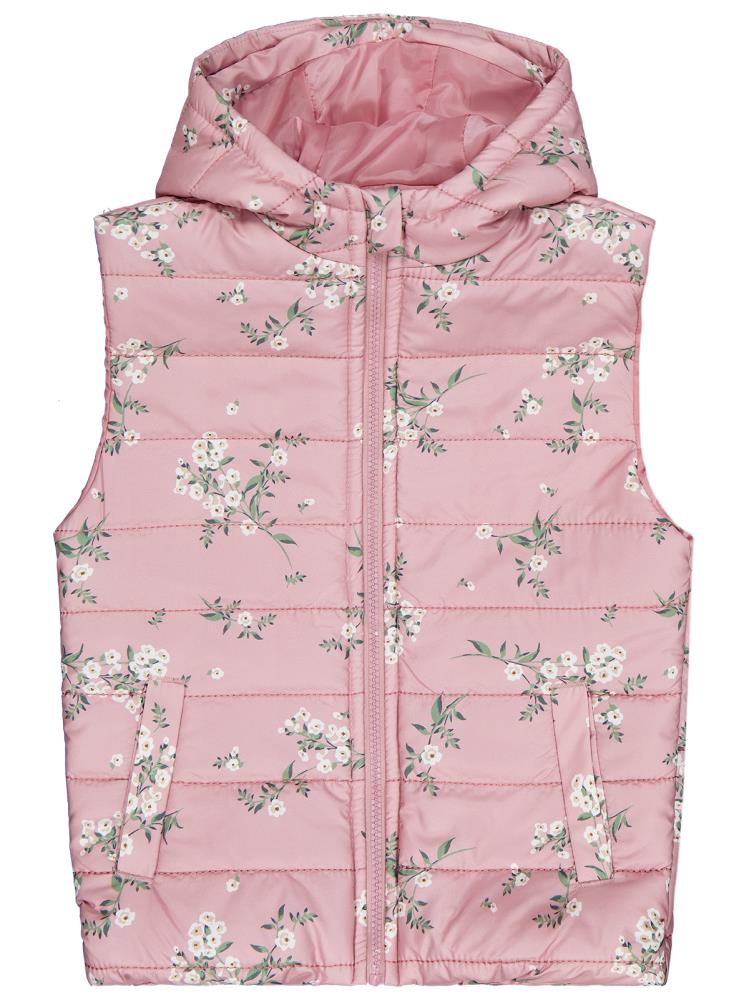 Civil Girls Çıtır Çiçek 6-9 Yaş Yelek - Pembe