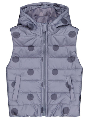 Civil Girls Puan Baskılı 2-5 Yaş Yelek - Gri