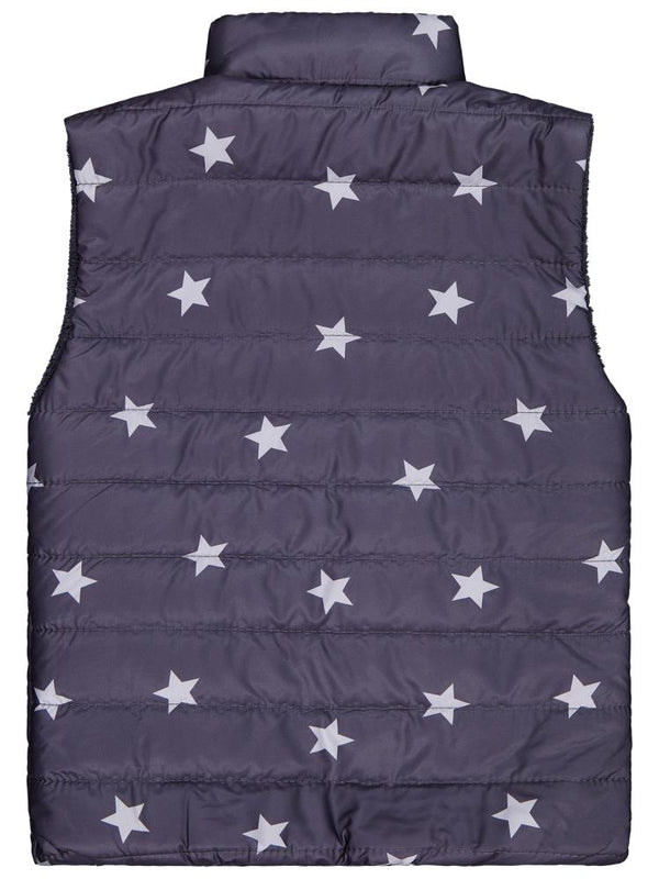 Civil Girls Yıldız Baskılı 10-13 Yaş Yelek - Gri