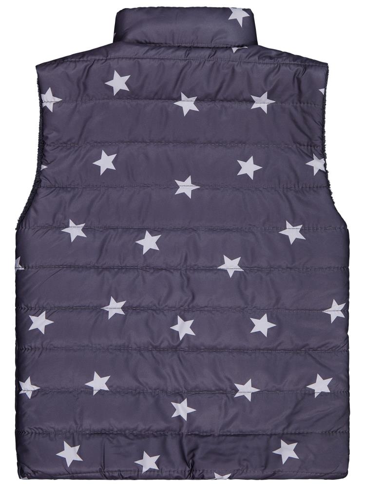 Civil Girls Yıldız Baskılı 10-13 Yaş Yelek - Gri