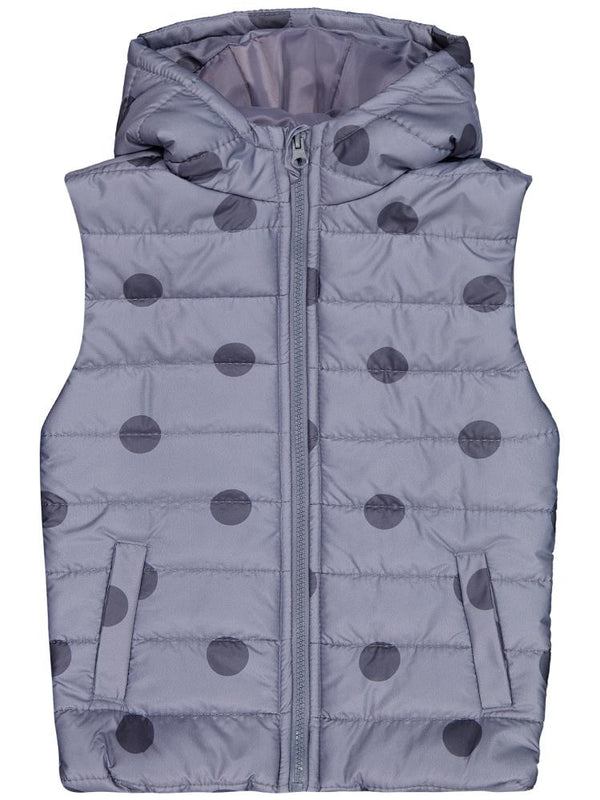 Civil Girls Puan Baskılı 6-9 Yaş Yelek - Gri