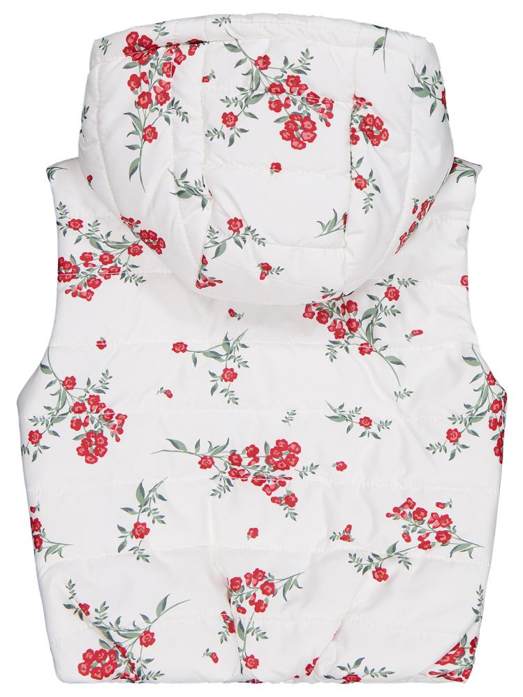 Civil Girls Çıtır Çiçek 2-5 Yaş Yelek - Ekru