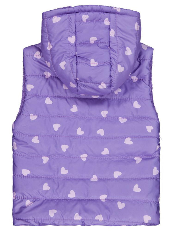 Civil Girls Kalp Baskılı 6-9 Yaş Yelek - Lila