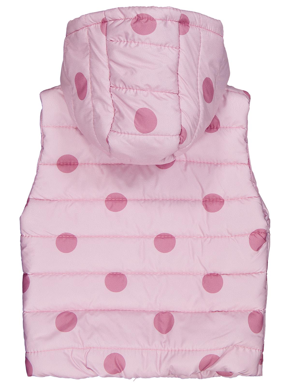 Civil Girls Puan Baskılı 2-5 Yaş Yelek - Pudra