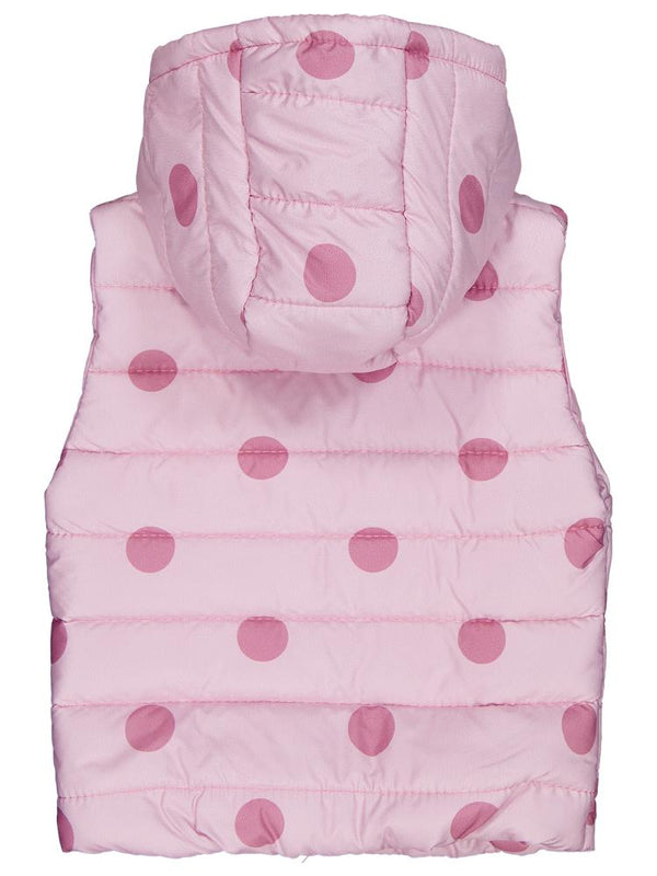 Civil Girls Puan Baskılı 2-5 Yaş Yelek - Pudra