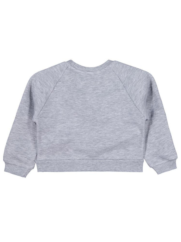 Civil Girls Ponpon Aksesuarlı 2-5 Yaş Sweatshirt - Gri