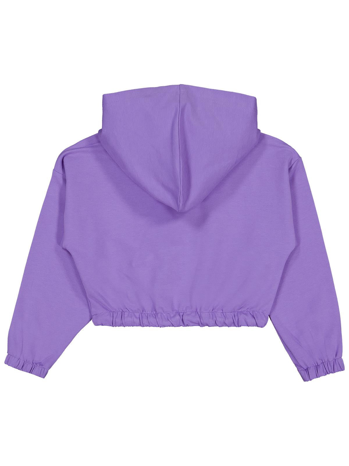 Civil Girls Kapşonlu 6-9 Yaş Sweatshirt - Lila