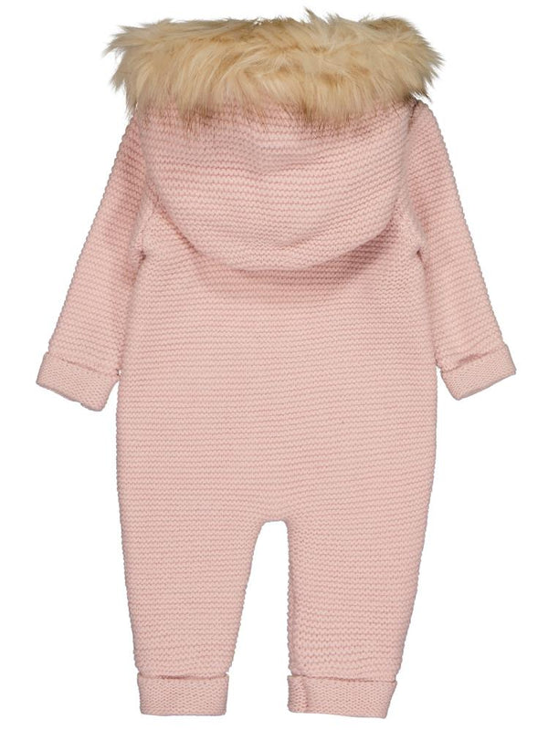 Beybek Kapşonlu 3-12 Ay Tulum - Pembe