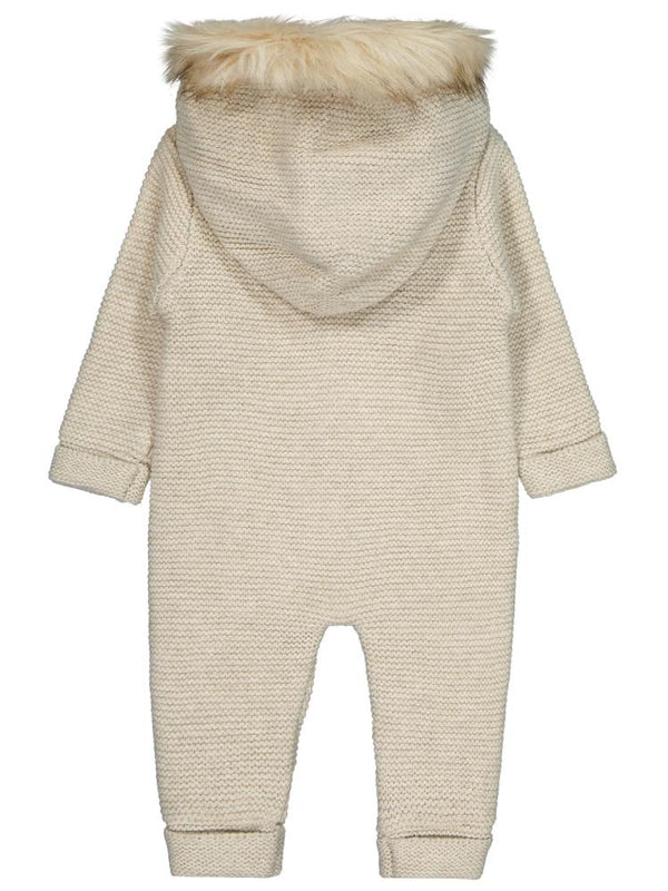 Beybek Kapşonlu 3-12 Ay Tulum - Bej