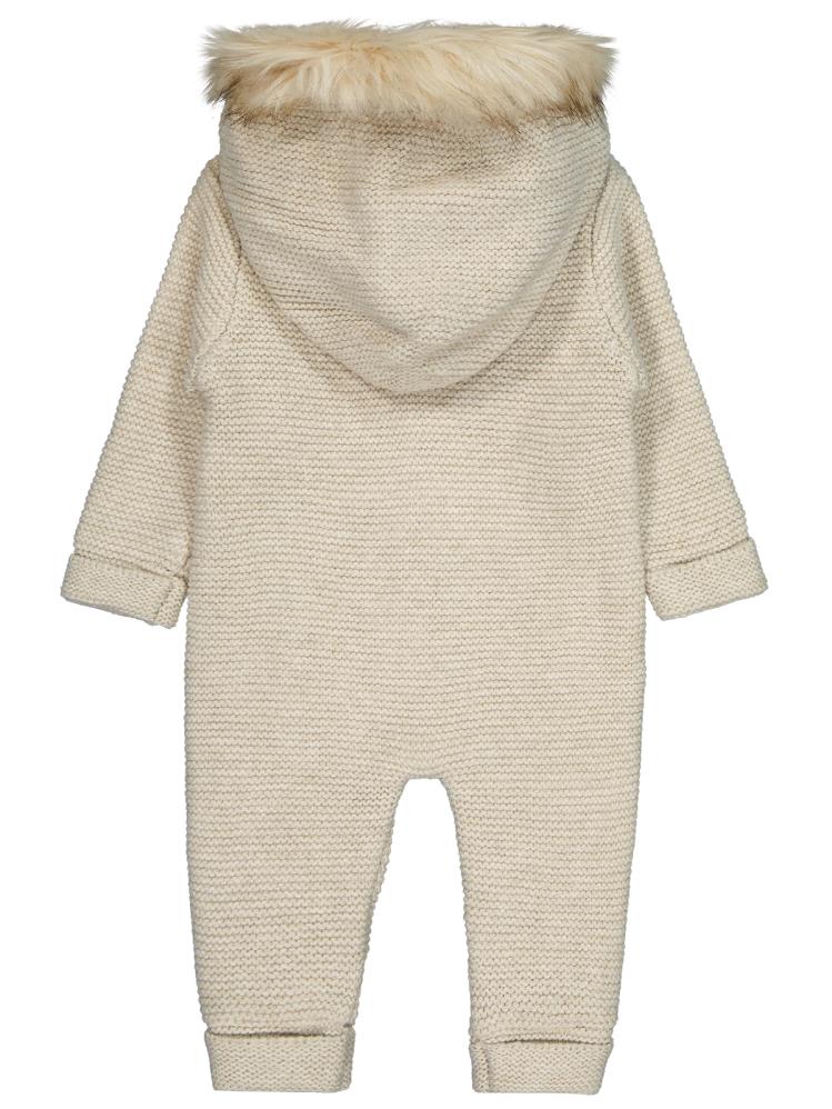 Beybek Kapşonlu 3-12 Ay Tulum - Bej