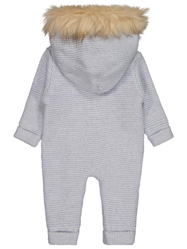 Beybek Kapşonlu 3-12 Ay Tulum - Mavi