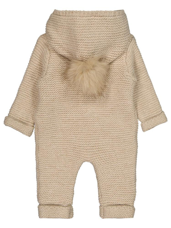 Beybek Kapşonlu 3-12 Ay Tulum - Bej