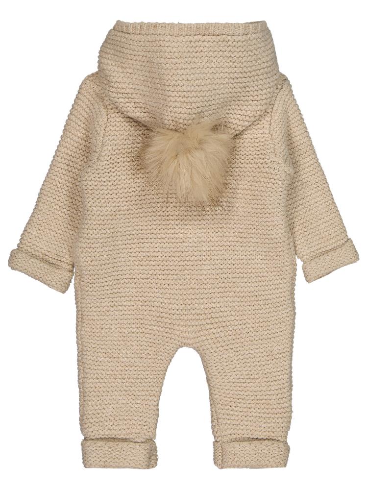 Beybek Kapşonlu 3-12 Ay Tulum - Bej