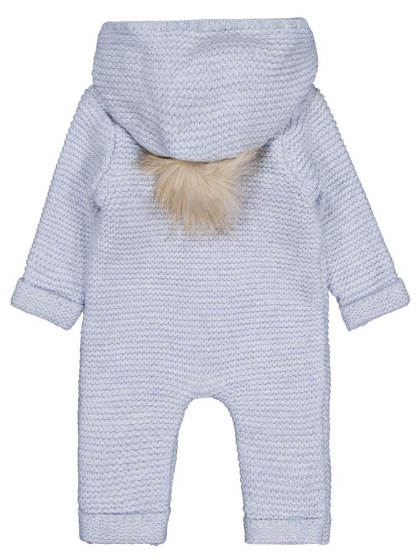 Beybek Kapşonlu 3-12 Ay Tulum - Mavi