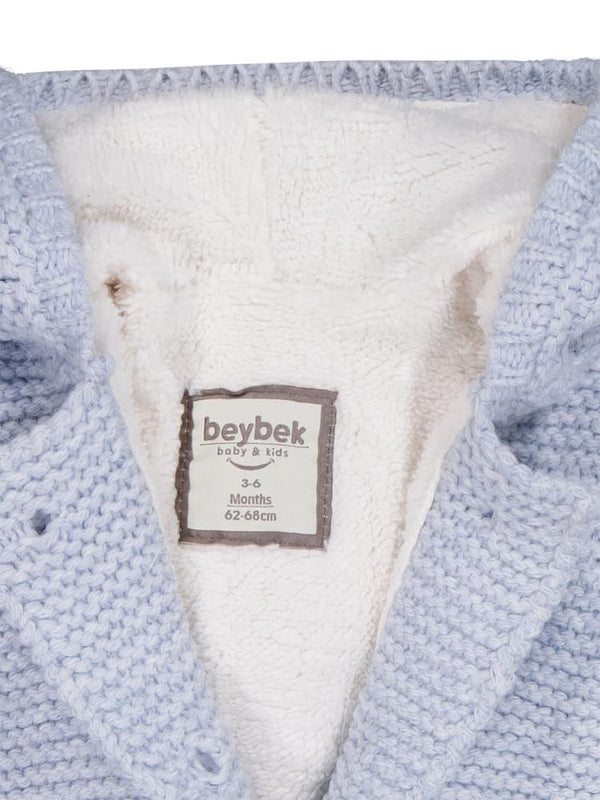 Beybek Kapşonlu 3-12 Ay Tulum - Mavi