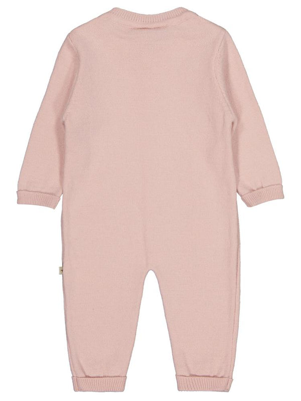 Beybek Düğmeli 3-12 Ay Tulum - Pembe