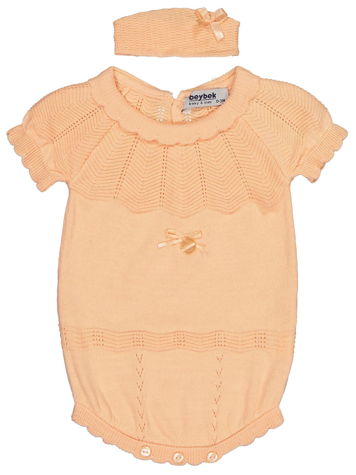 Beybek Triko 1-6 Ay Çıtçıtlı Badi - Pembe